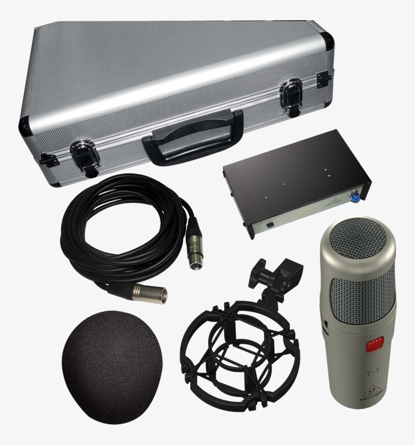 P0280 - Behringer T-1 Vacuum Tube Cardiod Condenser Microphone, transparent png download
