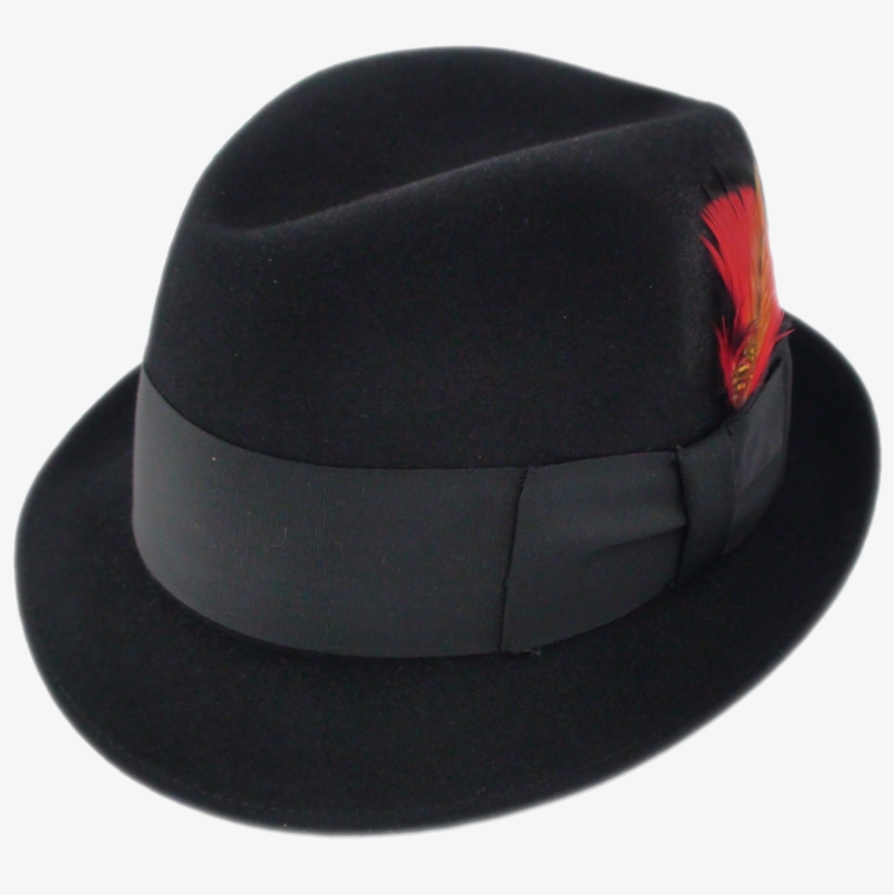Black Fedora Png - Fedora, transparent png download