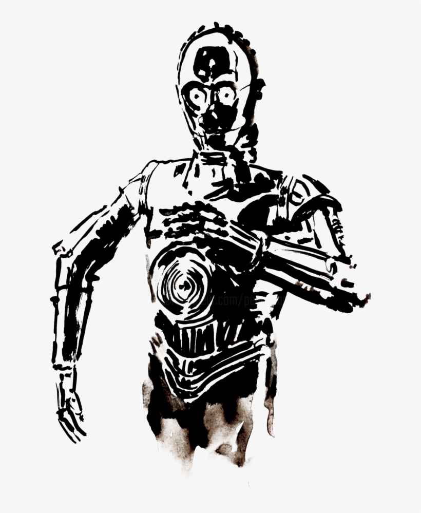 1 Cm ©2015 By Philippe Imbert - C-3po, transparent png download