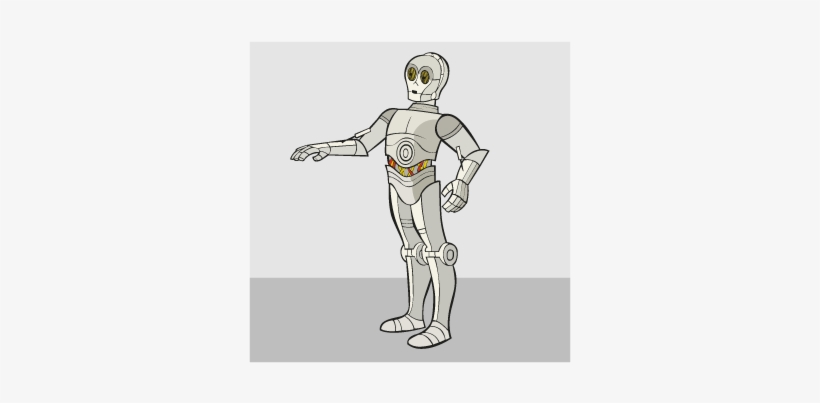C 3po Vetor, transparent png download