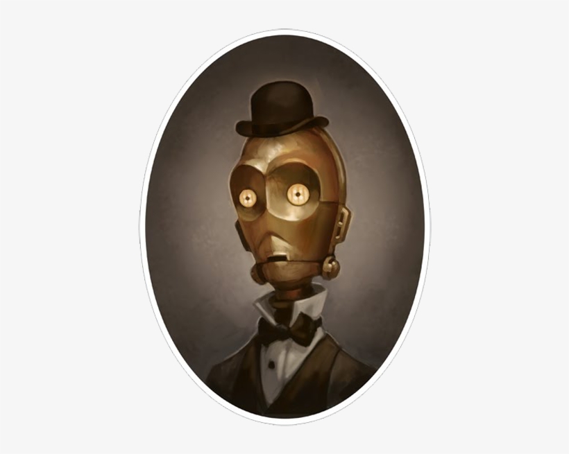 Star Wars Victorian C3po - Greg Peltz Victorian Star Wars, transparent png download