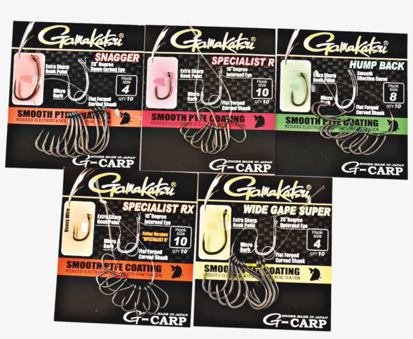 Gamakatsu-hooks - Daiwa Gamakatsu Wide Gape Super Hook, Size: 6, transparent png download