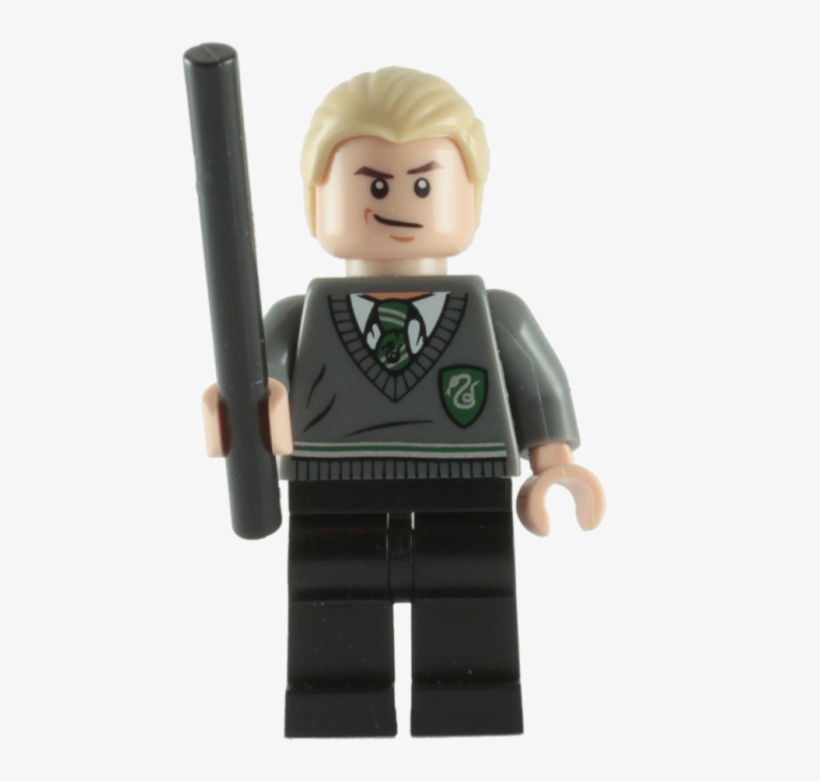 Lego Draco Malfoy Minifigure With Black Wand - Lego Draco Malfoy Minifigure, transparent png download