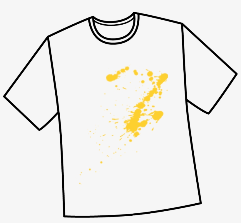 Squeeze The Mustard To Get Started - T Shirt Stained Png, transparent png download