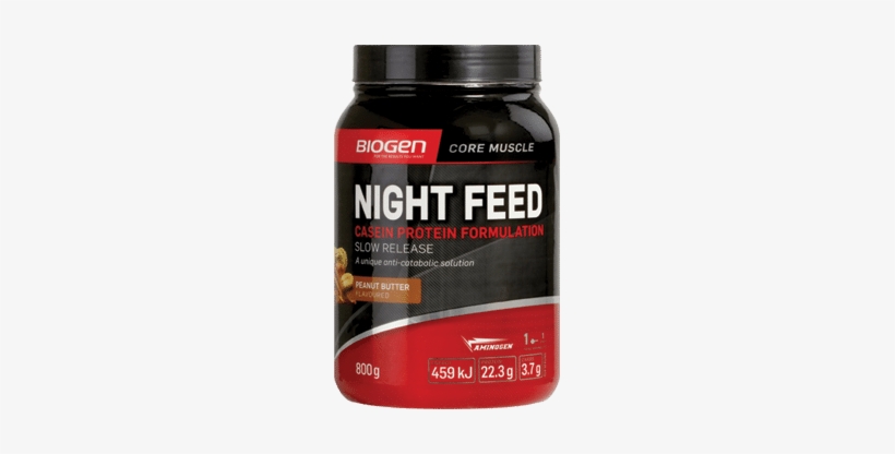 Night Feed Casein Protein 800g - Biogen Night Feed, transparent png download
