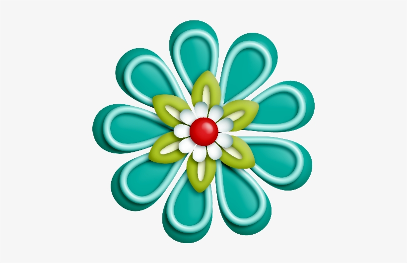 Amazing Pictures Of Teal Green Plantas Flores Cintas - Scrap Cintas Png, transparent png download