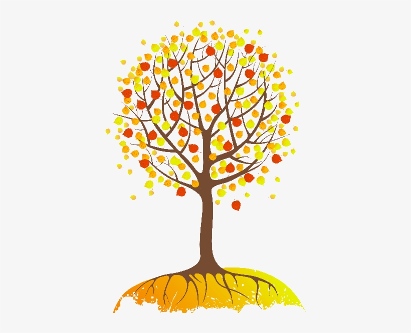 Autumn Árboles Otoño - Autumn Trees Vector Png, transparent png download