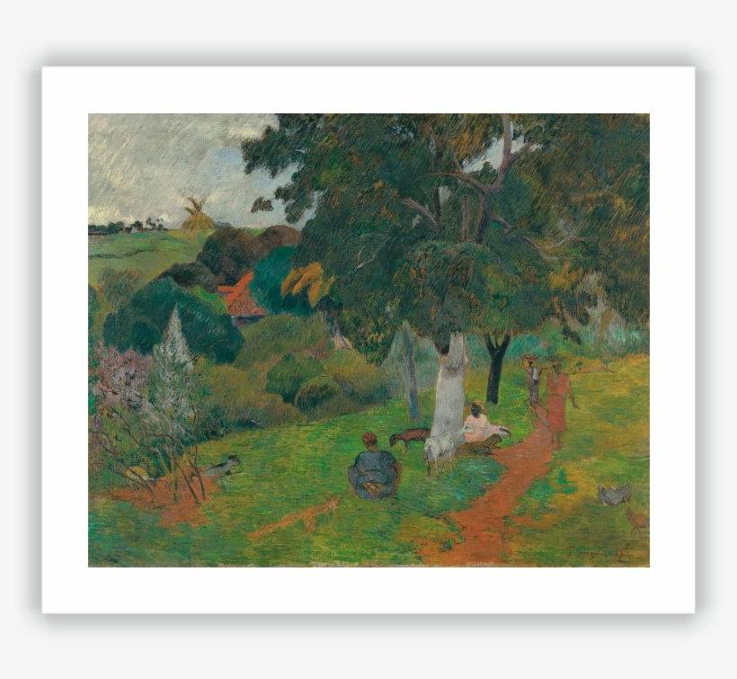 Idas Y Venidas, Martinica - Giclee Painting: Gauguin's Coming And Going, Martinique,, transparent png download