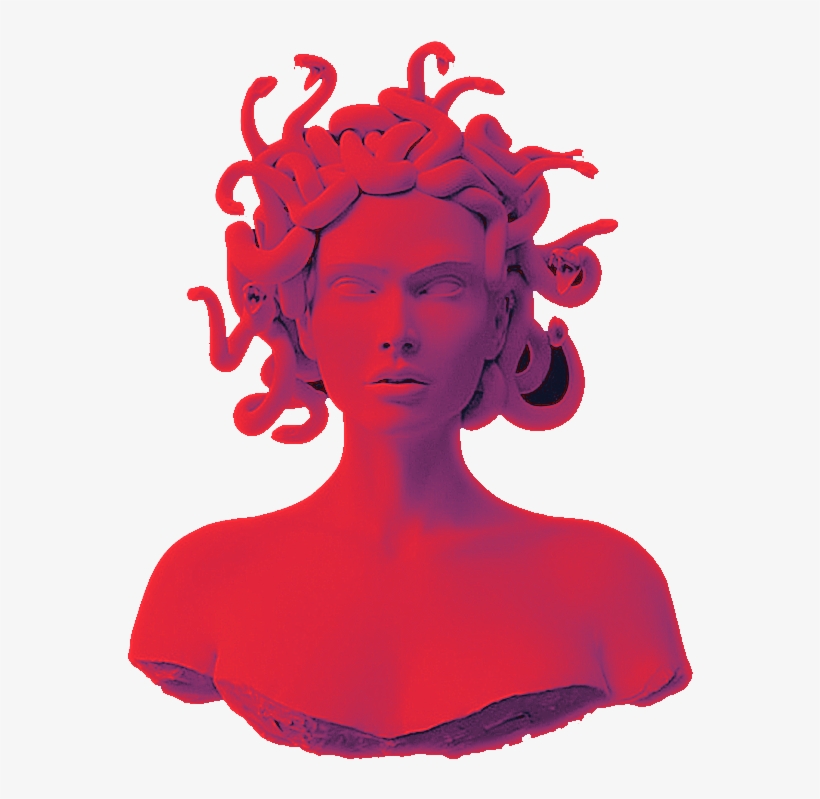 Flower Boy - Medusa Silhouette, transparent png download