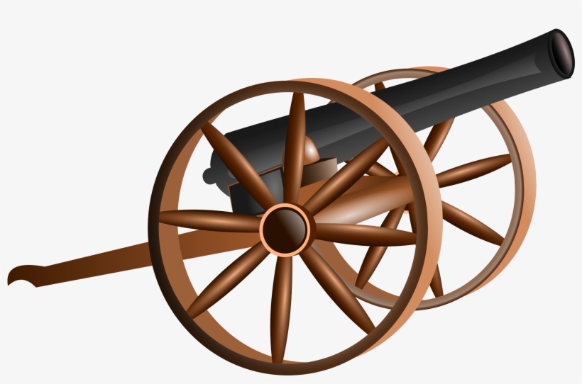 Cannon Png Transparent Picture - Civil War Cannon Clipart, transparent png download