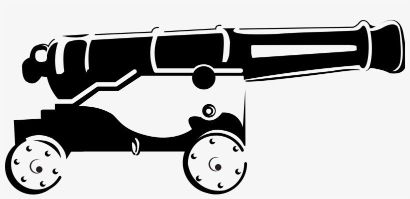 Free Vector Ericortner Cannon Clip Art - Cannon Clip Art, transparent png download