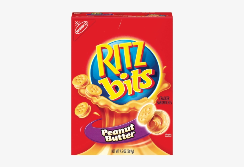 Ritz Bits Peanut Butter Cracker Sandwiches - 3 Oz Ritz Bits, transparent png download