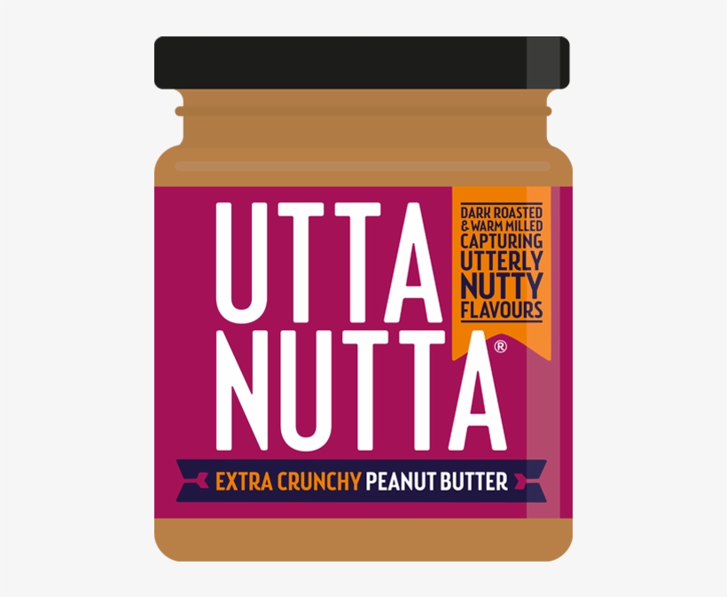 Extra Crunchy - Utter Nutter Peanut Butter, transparent png download
