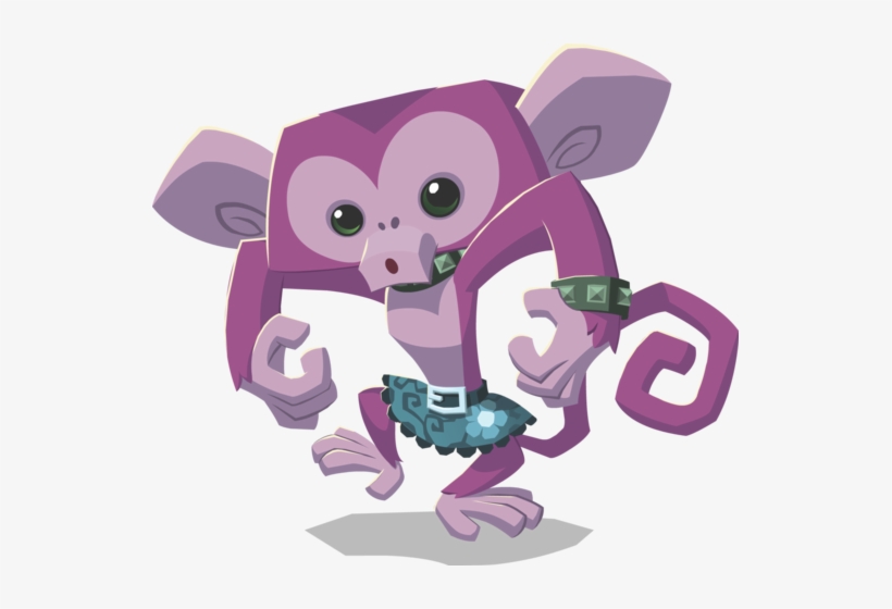 Monkey Wearing Spikes - Animal Jam Characters Wikia Png, transparent png download