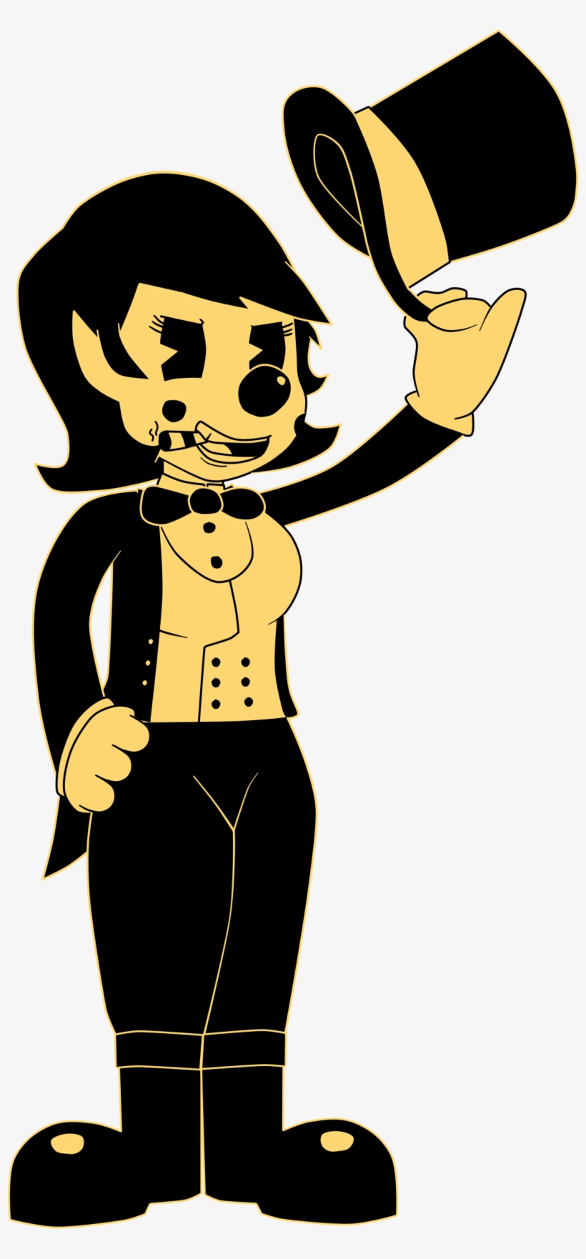 Curved Clipart Bendy - Bendy And The Ink Machine Posters, transparent png download