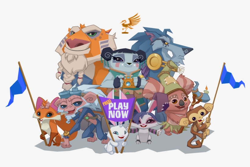 Click To Make An Animal Jam Account - Virtual World Games Animals, transparent png download