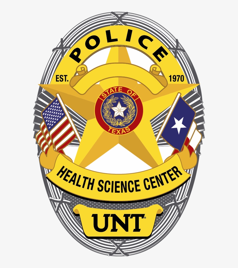 Hsc Police Badge - Unt Health Science Police, transparent png download