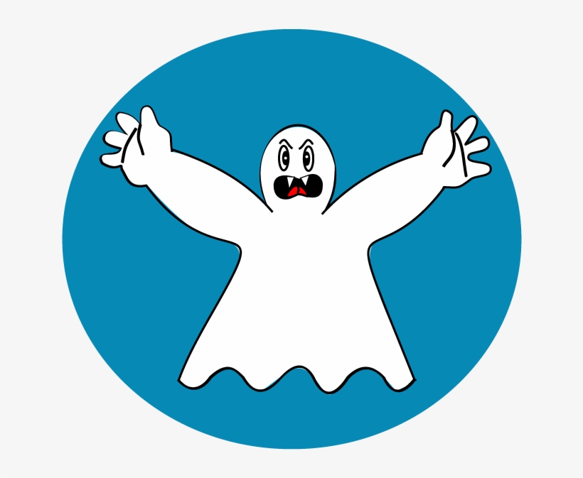 How To Draw A Ghost - Drawing, transparent png download