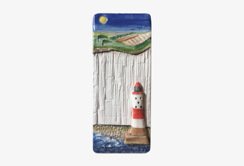 And Hand Painted Hanging Tile Is 25cm X 10cm And Hangs - Ceramic, transparent png download