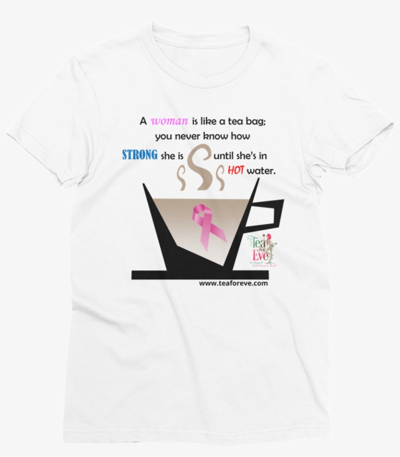 Breast Cancer Awareness Women's Short Sleeve Tea-shirt - Active Shirt, transparent png download