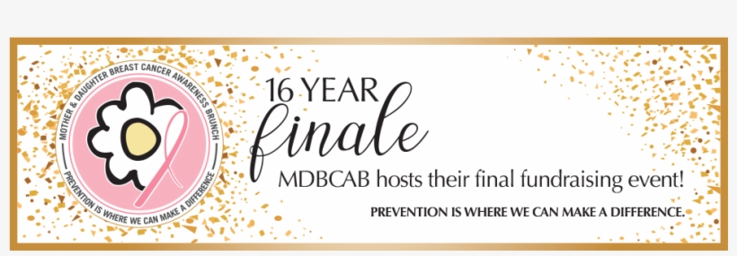 Mother And Daughter Breast Cancer Awareness Brunch - Breast Cancer, transparent png download