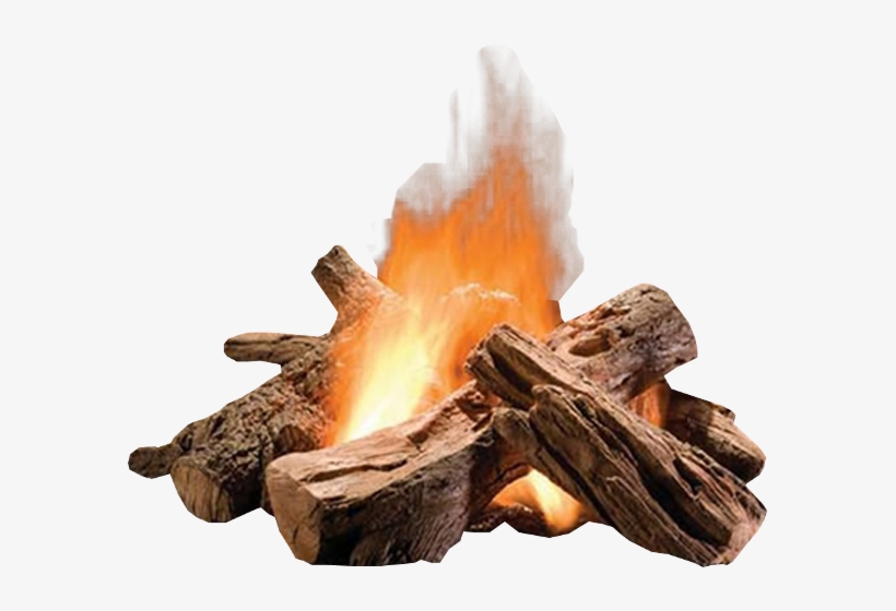 Fire With Wood Png, transparent png download