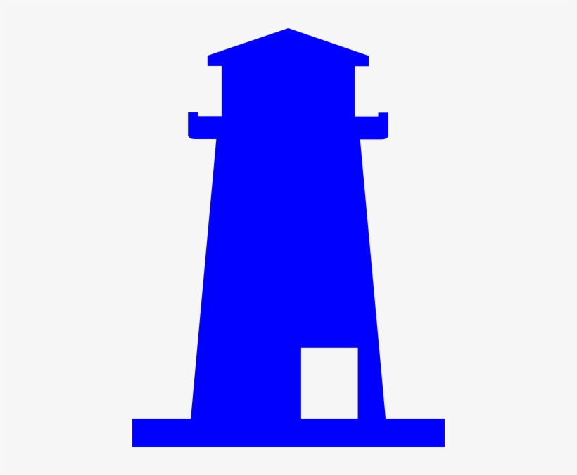 Blue Lighthouse Svg Clip Arts 444 X 596 Px, transparent png download