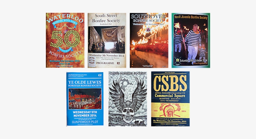 Lewes Bonfire Society Programmes - Sussex Bonfire Societies, transparent png download