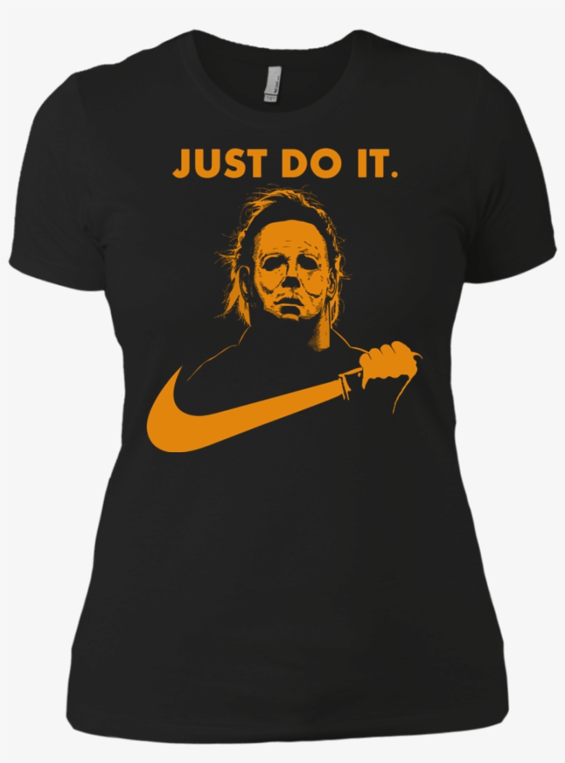 michael myers just do it t shirt