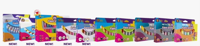 Lb New Products - Little Brian 6 Metallic Paint Sticks, transparent png download