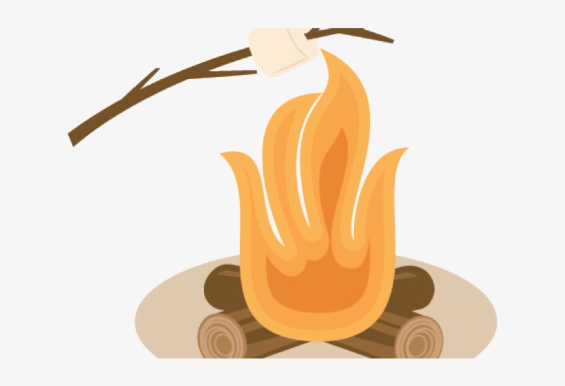 Fire And Marshmallows Clipart, transparent png download