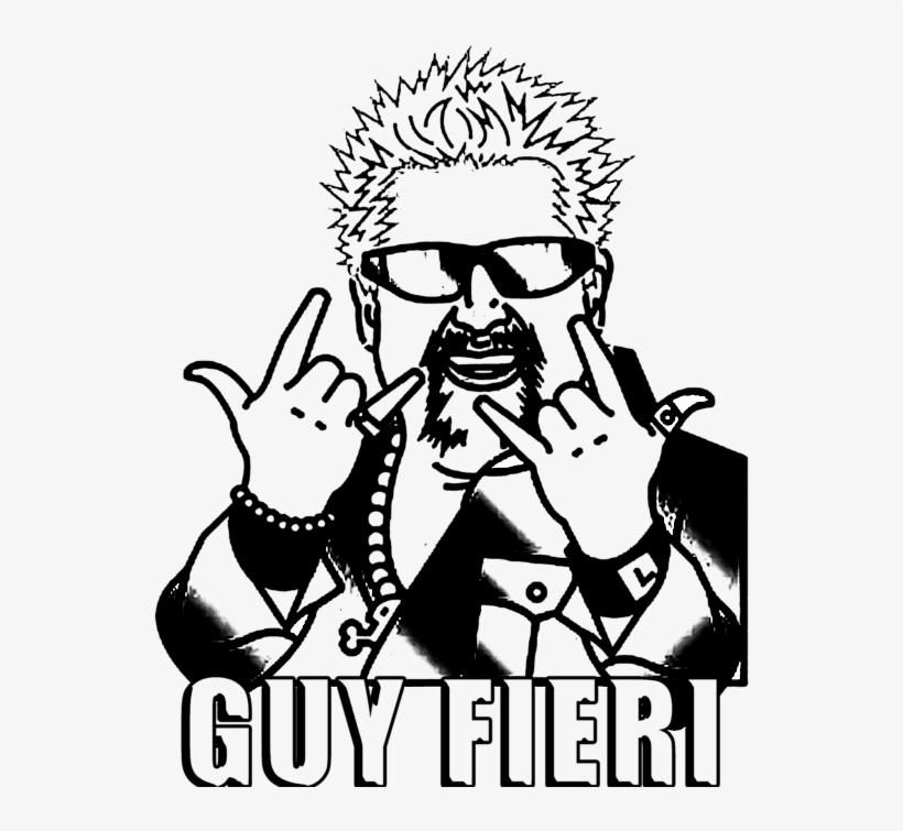 Bleed Area May Not Be Visible - Guy Fieri, transparent png download