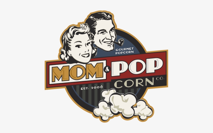 Mom & Popcorn - Mom And Pop Popcorn Shop, transparent png download