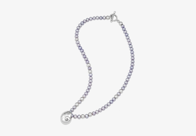Small Moonsnail Pearl Necklace - سماعات على شكل قلادة, transparent png download