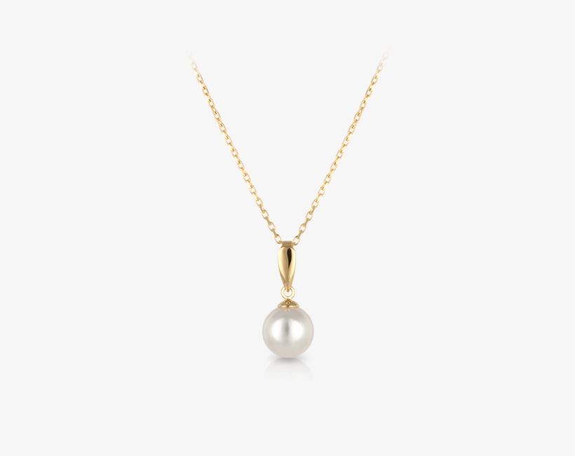 18ct Yellow Gold Akoya Pearl Pendant - Locket, transparent png download