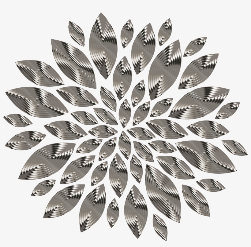Medium Image - Flower Png Black And White, transparent png download