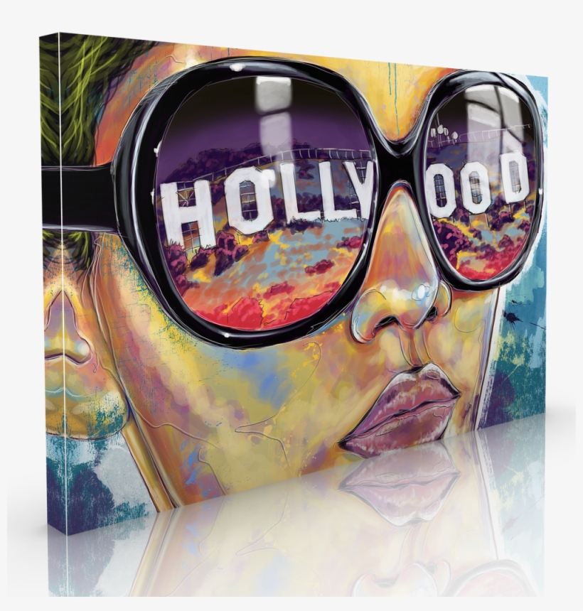 Land Of Dreams Hollywood Sign, Canvas Wall Art, Landing, - Maxwell Dickson Land Of Dreams Graphic Art, transparent png download