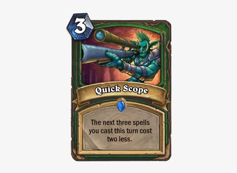 Quick Scope - Shapeshifter Hearthstone, transparent png download