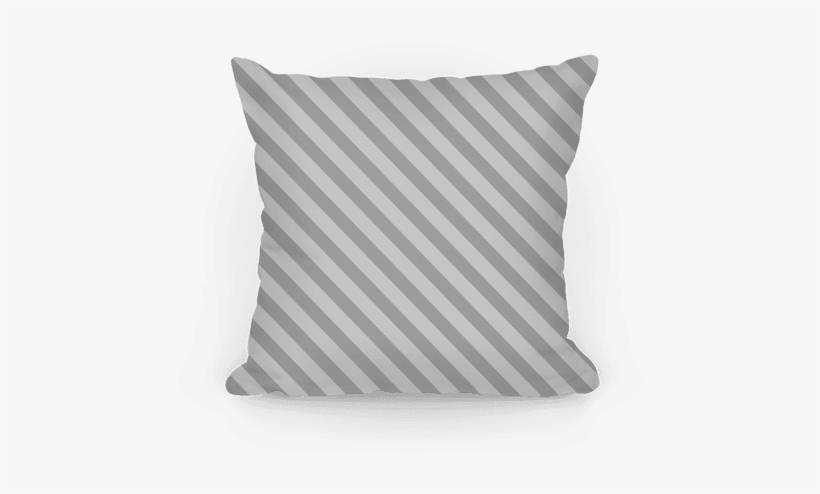 Gray Stripe Pattern Pillow - Military Shrine, transparent png download