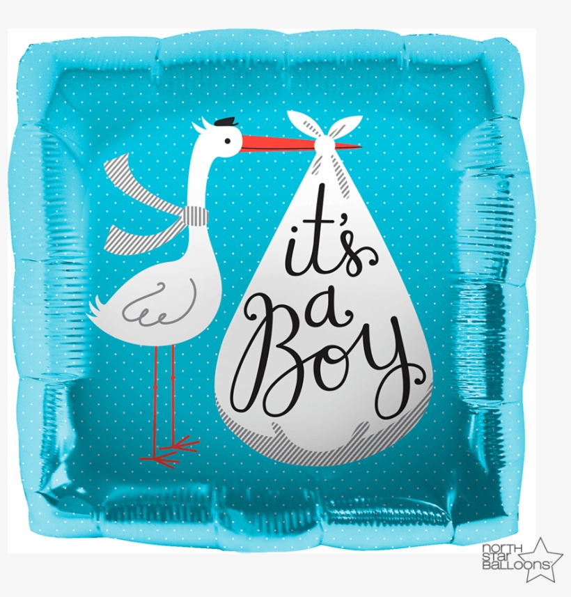 It's A Boy Stork 18 In*, transparent png download