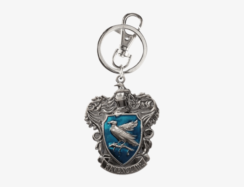 Ravenclaw Crest Keychain - Hogwarts School Crest - Pewter Key Chain, transparent png download