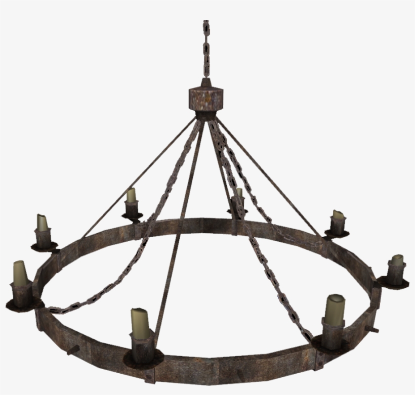 The Elder Scrolls Wiki - Skyrim Chandelier, transparent png download