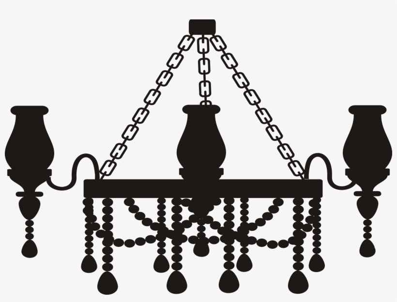 This Free Icons Png Design Of Chandelier Silhouette, transparent png download