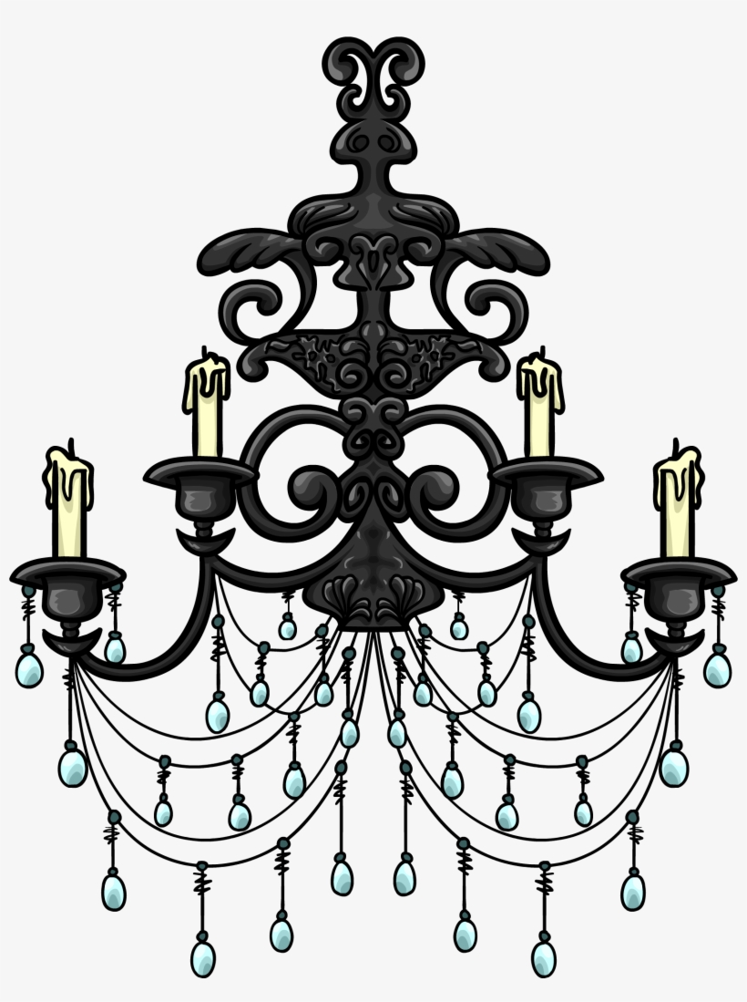 Iron Chandelier Furniture Icon Id 653 - Illustration, transparent png download