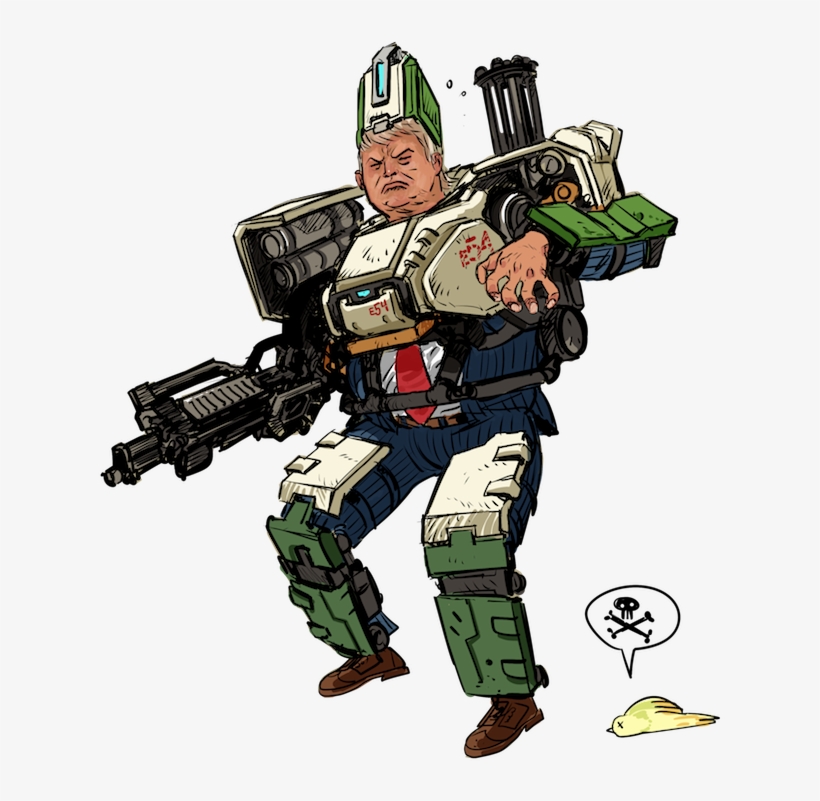View Samegoogleiqdbsaucenao Bastion , - Donald Trump As Hanzo, transparent png download