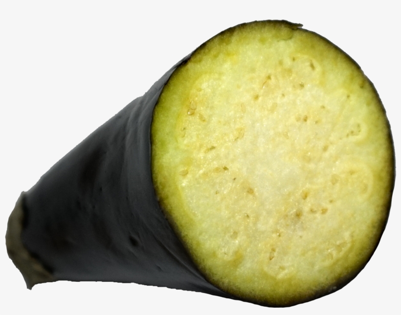 Cut Eggplant - Cut Open Eggplant, transparent png download