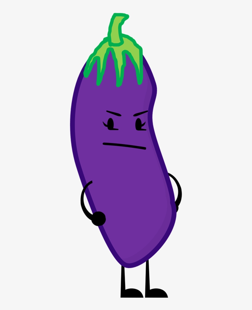 Eggplant Pose - Bfdi Eggplant, transparent png download