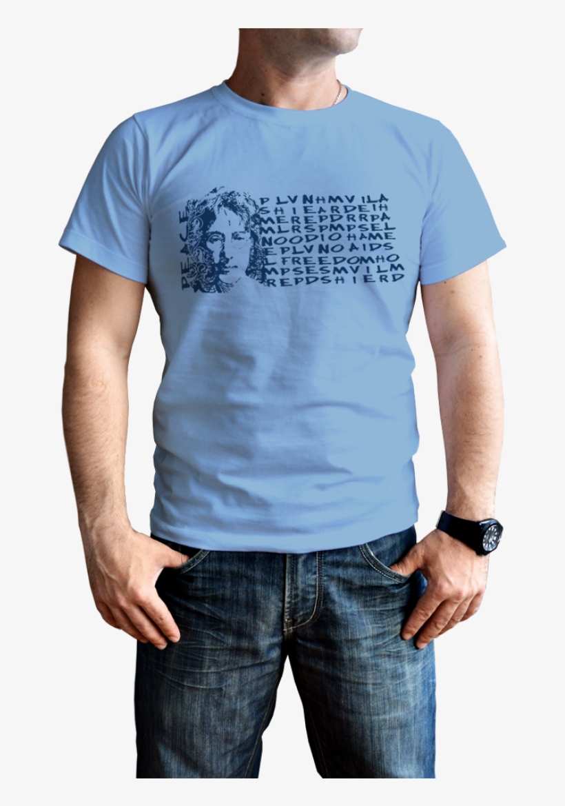 John Lennon Peace T-shirt - T Shirt Network Computer, transparent png download