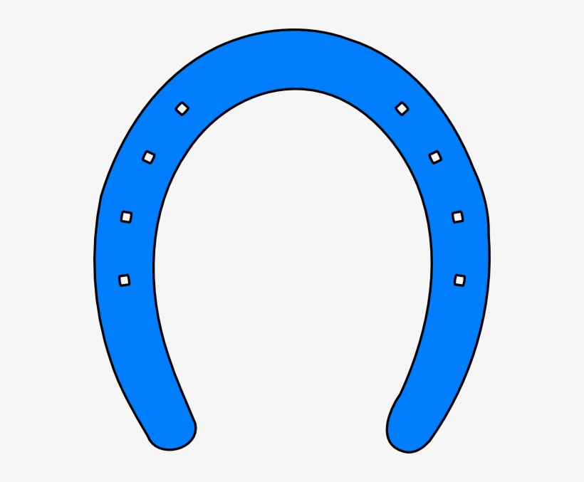 Blue Horseshoe Clipart, transparent png download