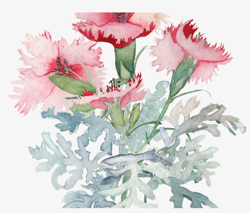 Spring Flower Watercolor Image Transparent Techflourish - Watercolor Painting, transparent png download